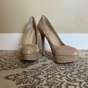 Also Patent Leather Platform High Heels